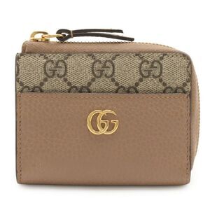 Gucci GG Marmont Compact Wallet Beige